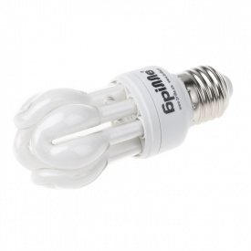 Лампа энергосберегающая Brille Стекло 11W Белый 128007