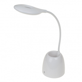 Настольная лампа LED в современном стиле на батарейках USB разъемом Brille 4W SL-94 Белый