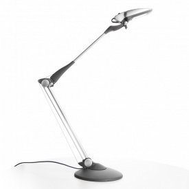 Настольная лампа хай-тек офисная Brille 50W MTL-09 Серый