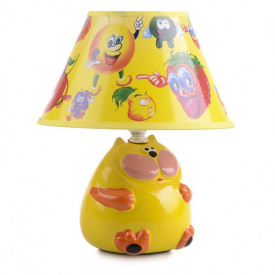 Настольная лампа для детской "Кот" Brille 40W TP-018 Желтый