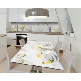 Наклейка 3Д виниловая на стол Zatarga «Позитивный настрой» 650х1200 мм для домов, квартир, столов, кофейн,