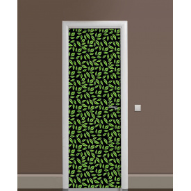 Наклейка на дверь Zatarga «Ботаникум» 650х2000 мм виниловая 3Д наклейка декор самоклеящаяся