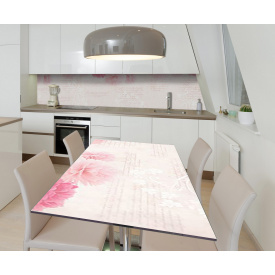 Наклейка 3Д вінілова на стіл Zatarga «Ніжні думки» 600х1200 мм для будинків, квартир, столів, кав'ярень