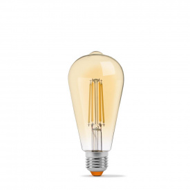 Лампа дімерна Filament Videx ST64FAD 6 Вт E27 2200 K Бронза (23978)