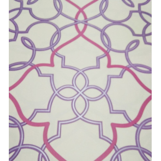 Обои на бумажной основе простые Шарм 133-05 Медина розово-фиолетовые (0,53х10м.)