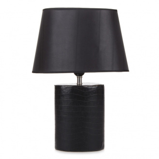 Настольная лампа в современном стиле с абажуром Brille 40W TL-42 Черный