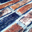 Самоклеюча 3D панель Sticker Wall SW-00001165 Під сіро-синю Катеринославську цеглу 700х770х3мм Тернопіль