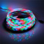Светодиодная лента комплект Led SMD 3528 RGB 54 LED/m 5 м Разноцветная Бориспіль