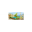 Наклейка 3Д виниловая на стол Zatarga «Встреча на Лазурном берегу» 600х1200 мм для домов, квартир, столов, Дубно