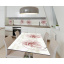 Наклейка 3Д вінілова на стіл Zatarga «Пудровий шовк» 600х1200 мм для будинків, квартир, столів, кав'ярень. Хмільник