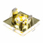 Декоративный точечный светильник Brille HDL-G120 Латунь 162231 Хмельницький