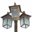 Уличный фонарь Brille GL-70 Бронзовый 3 источника света Николаев