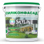 Краска фасадная силиконовая «Силиконфасад» с эффектом лотоса SkyLine 14 кг Вышгород