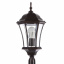 Вуличний ліхтар Brille GL-01 Коричневий у класичному стилі Дніпро