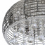 Люстра стельова кругла Brille 20W G4 Хром корпус, декоративні прозорі елементи Київ