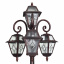 Ліхтар вуличний класичний Brille 60W GL-43 Коричневий Королево