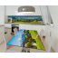 Наклейка 3Д виниловая на стол Zatarga «Вид на снежный пик» 650х1200 мм для домов, квартир, столов, кофейн, Дубно