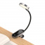 Універсальна акумуляторна LED лампа на кліпсі Baseus Comfort Reading Mini Clip Lamp DGRAD-0G (Темно-сіра) Васильків