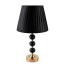 Лампа керамічна настільна Flora Chantal 49,5 см 60 Вт Чорний (SK000324) Хмельницький