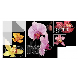 Модульная картина Декор Карпаты OR-004 138х71см Орхидеи (hub_qUpX98408)