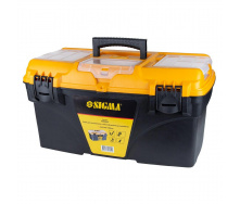Ящик Sigma для инструмента со съёмными органайзерами 510×291×280мм Черно-желтый (7403951)