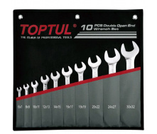 Набор рожковых ключей 6-32 мм TOPTUL 10 шт GPCJ1001