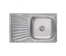 Кухонна мийка Lidz 7848 Satin 0,8 мм SD00028657