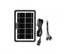 Сонячний зарядний пристрій CCLAMP CL-518WP 5V 1.8W Black (3_03090)