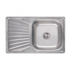 Кухонна мийка Lidz 7848 Satin 0,8 мм SD00028657 Житомир