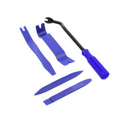 Набор инструментов съемников для снятия обшивки салона автомобиля Lesko 129G Blue Ужгород
