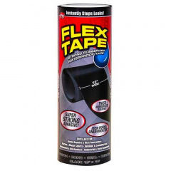 Водонепроницаемая лента скотч Flex Tape 5517 30х125 см Черная Сумы