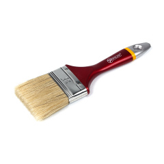 Кисть малярная Polax флейцевая деревянная ручка Евро 2.5" (14-004) Днепр