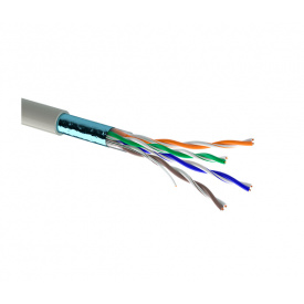 Витая пара кабель OK-net КПВЭ-ВП (250) 4*2*0.57 FTP-cat.6 (FTP медь внутренний) бухта 305м белый