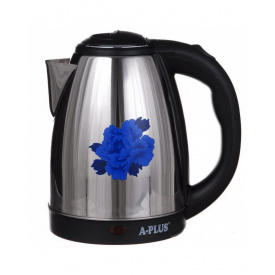 Электрический чайник A-Plus Цветок 2000 Вт 2 л Серебристый (AP-1690-1)