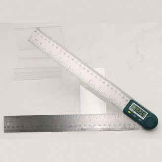 Кутомір (прилад для вимірювання кутів) електронний з лінійкою 300 мм PROTESTER 5423-300