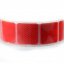 Светоотражающая самоклеящаяся сегментированная лента квадрат 5х5 см Красная 3 м (400KDLKM2-RED3) Еланец
