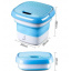 Складная стиральная машина Maxtop 7399, силиконовая, голубая с белым Васильевка