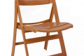 Пластиковый стул складной Фокс коричневый садовый