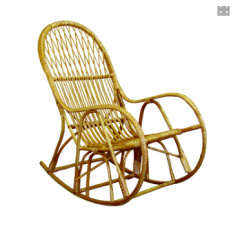 Плетеное кресло-качалка КК-4 ЧФЛИ из лозы Коломия