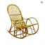 Плетеное кресло-качалка КК-4 ЧФЛИ из лозы Тернопіль