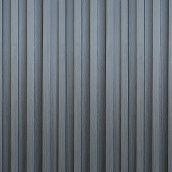 Декоративная стеновая рейка графит 160x23x3000мм (D) SW-00001529