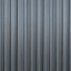 Декоративная стеновая рейка графит 160x23x3000мм (D) SW-00001529 Приморськ