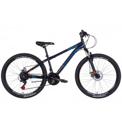Горный Велосипед 26" Discovery RIDER AM DD 2022 Размер 16" темно-синий с оранжевым Ровно