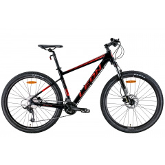 Велосипед 27.5" Leon XC-70 AM Hydraulic lock out HDD 2022 черный с красным размер 20" Дубно
