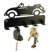 Вешалка для ключей ключница Ferrum Кабриолет цвет черный (ВК002)
