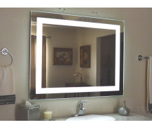 Зеркало Turister прямоугольное 90*50 см с передней LED подсветкой (ZPK9050)