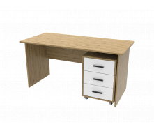 Офісний стіл Doros Т3 Тахо / Білий 120х60х78 (513004)