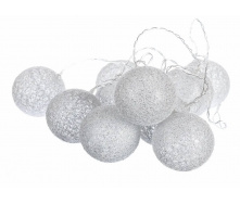Гірлянда Elso Срібні кульки-ліхтарики 4.2 м Теплий білий (001NL-20S)