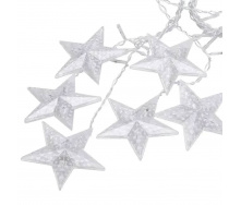 Гірлянда Gonchar Штора-зірочки 40 шт 2,5х0,8 м Теплий білий (1843-07)