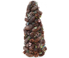 Декоративная елка Шишки и ягоды с натуральными шишками Bona DP42838